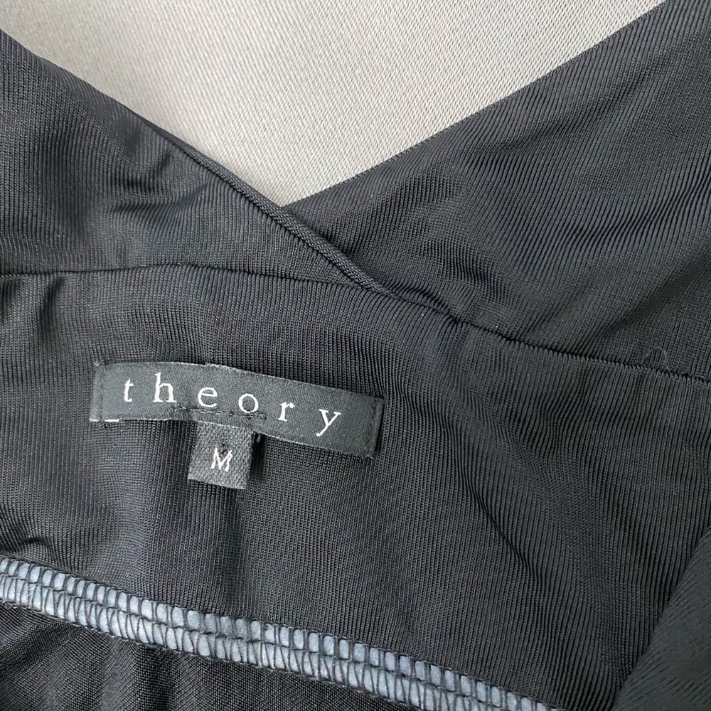 Black stretch Theory camisole beaded medium - Picture 6 of 8